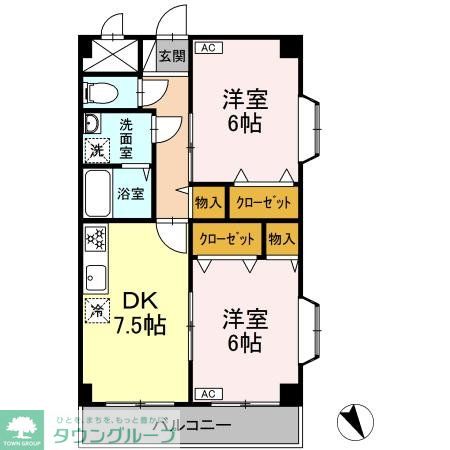 シャイニーヒルの物件間取画像